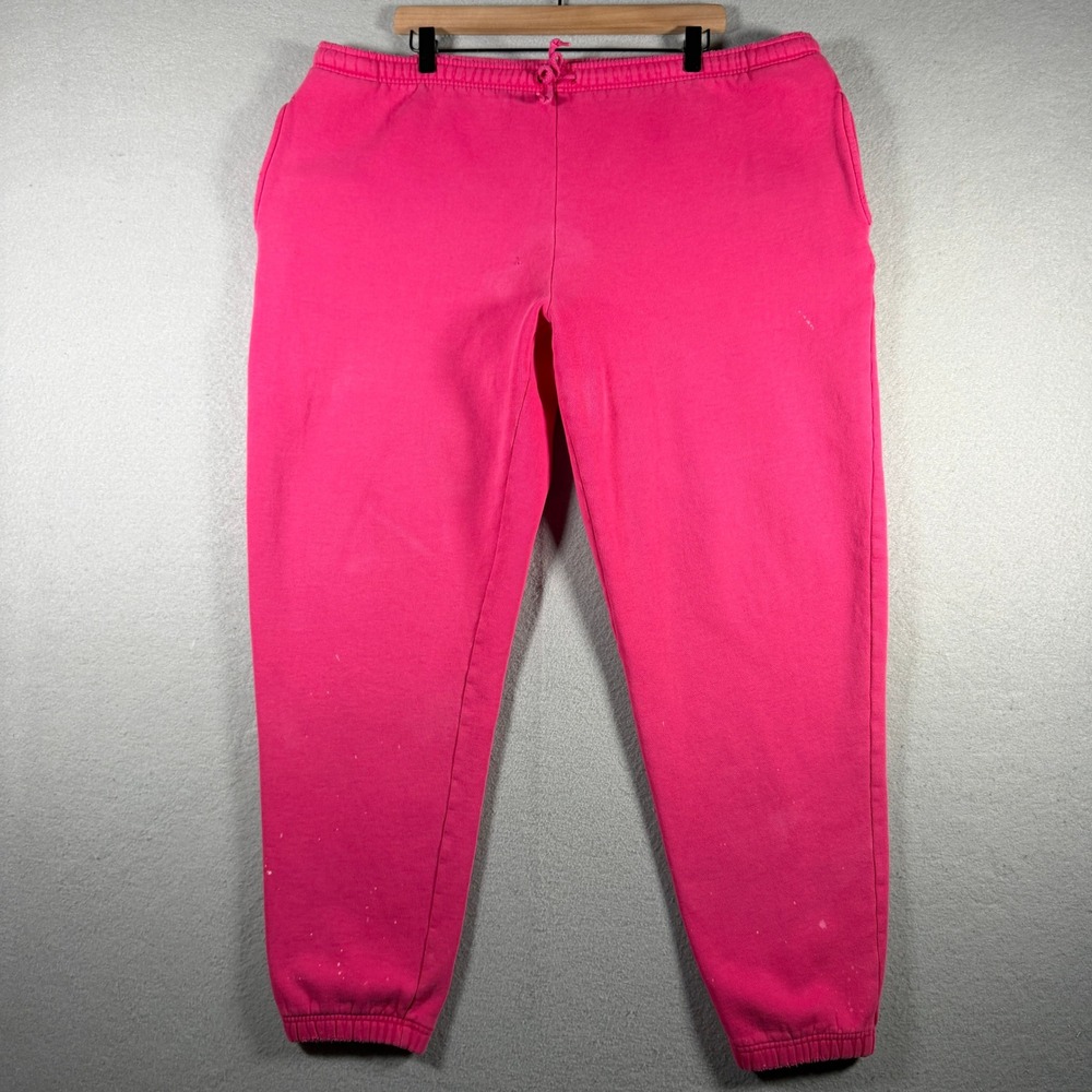 Vintage 1996 Warner Bros Studio Store Pink Bugs Bunny Sweatpants Mens XL 42x30